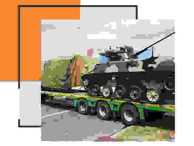 Перевозка военной техники в Норильске