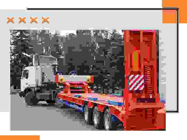 Перевозки на тралах и платформах в Норильске